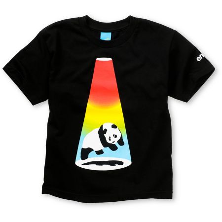 Enjoi Boys Abduction Black Tee Shirt