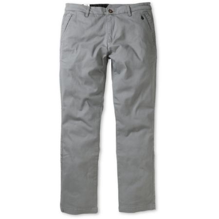 Volcom Murphy Grey Regular Fit Chino Pants