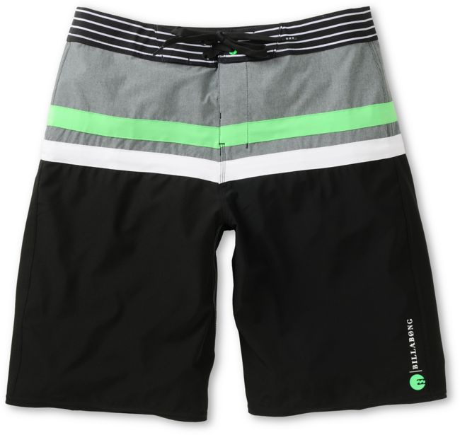 Billabong Muted 21" Neon Green Board Shorts