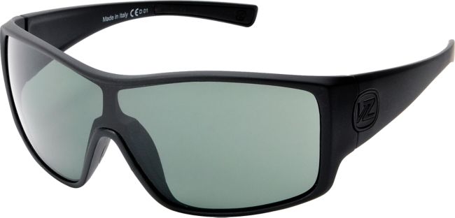 Von Zipper Herq Black Satin & Grey Sunglasses