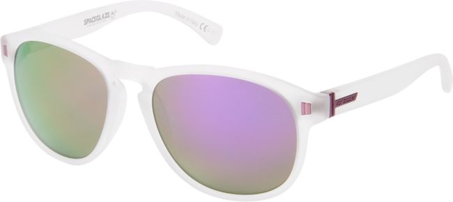 Von Zipper Thurston Spaceglaze Clear & Crystal Purple Sunglasses