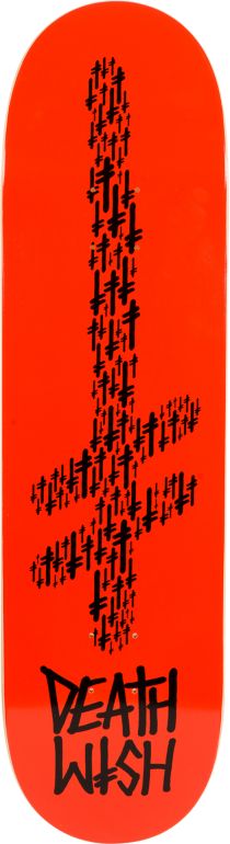 Deathwish Matrix Red & Black 8.38 Skateboard Deck