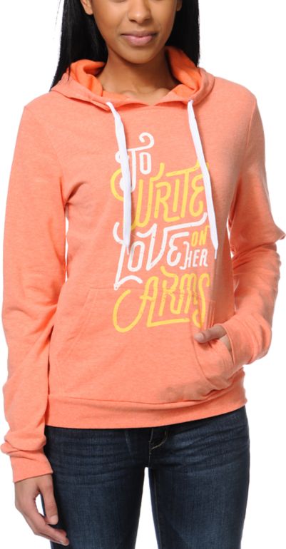 TWLOHA Tales Coral Pullover Hoodie