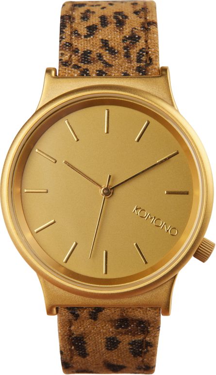 Komono Leopard Wizard Print Watch