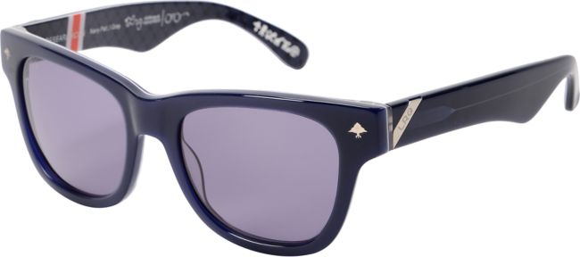 LRG Research Icon Navy Pattern & Grey Sunglasses