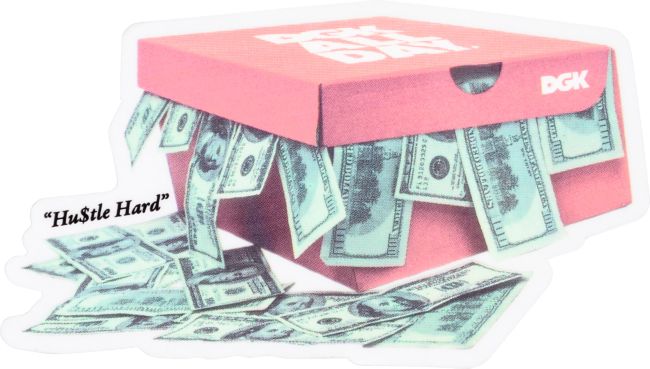 DGK Hustle Hard Sticker