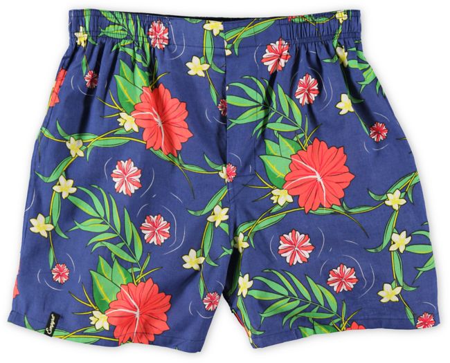Empyre Fly Hawaii Navy Floral Print Boxers