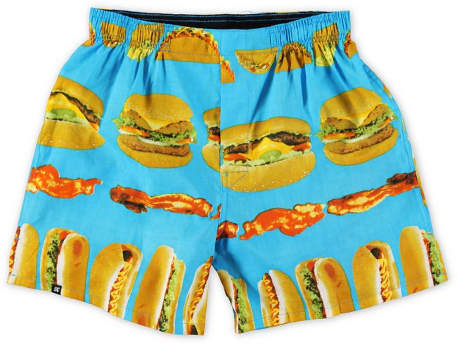 A-Lab Grubbin Food Print Boxers