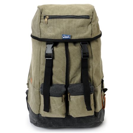 Chuck Originals Field Rucksack Olive & Black Backpack