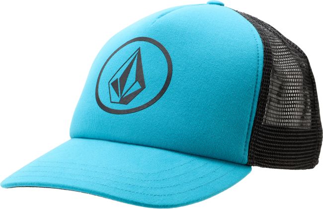 Volcom Girls Circle Stone Teal Trucker Hat