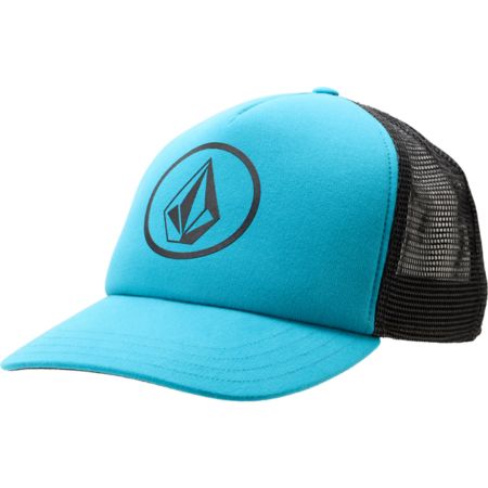 Volcom Girls Circle Stone Teal Trucker Hat
