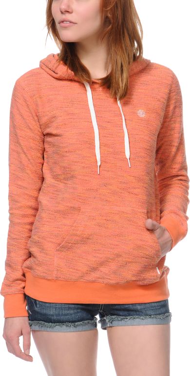 Element Girls Colbie 2 Coral Pullover Hoodie