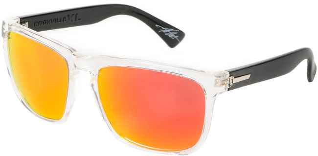 Electric Knoxville XL Black & Fire Chrome Sunglasses