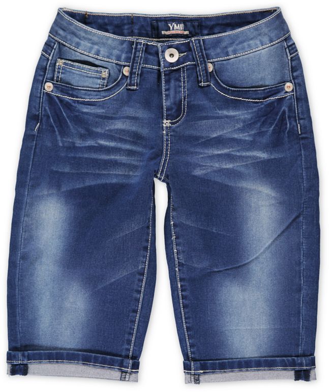 YMI June Blue Denim Bermuda Shorts