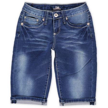 YMI June Blue Denim Bermuda Shorts