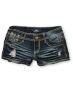YMI Patty Dark Wash Denim Shorts
