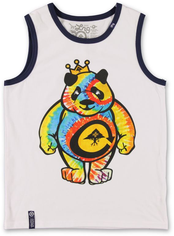 LRG Boys Tie Dye Panda Tank Top