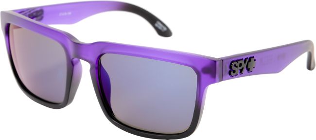 Spy Helm Purple Fade & Black Sunglassess
