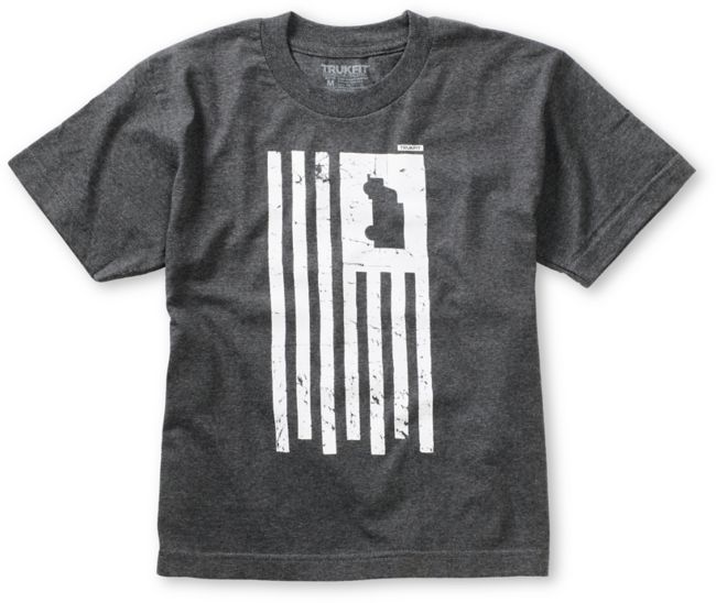 Trukfit Boys Truk America Charcoal Tee Shirt