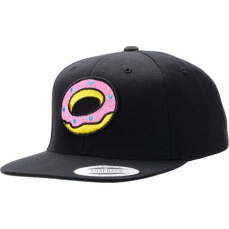 Odd Future Donut Black Snapback Hat