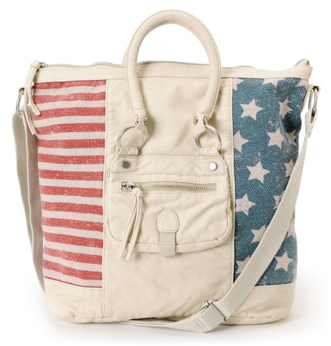 T-Shirt & Jeans American Flag Tote Bag