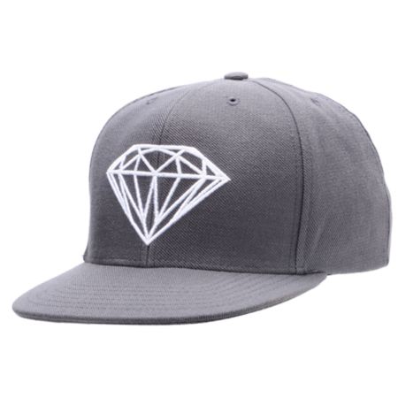 Diamond Supply Brilliant Grey Strapback Hat