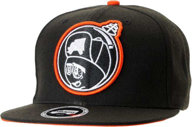 Trukfit Feelin Spacey Black & Orange Snapback Hat