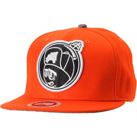 Trukfit Feelin Spacey Tango Orange Snapback Hat