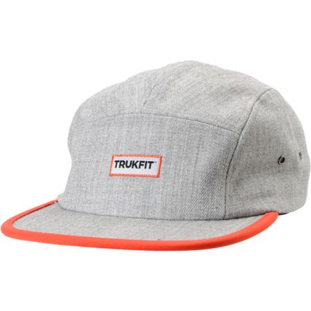 Trukfit Camper Heather Grey 5 Panel Hat