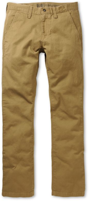 Free World Drifter Dark Khaki Slim Straight Fit Chino Pants