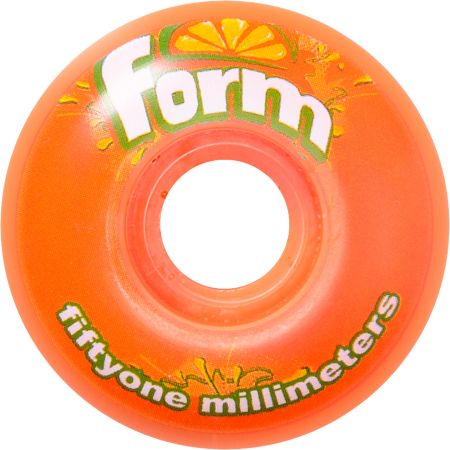 Form 51mm Orange Skateboard Wheels