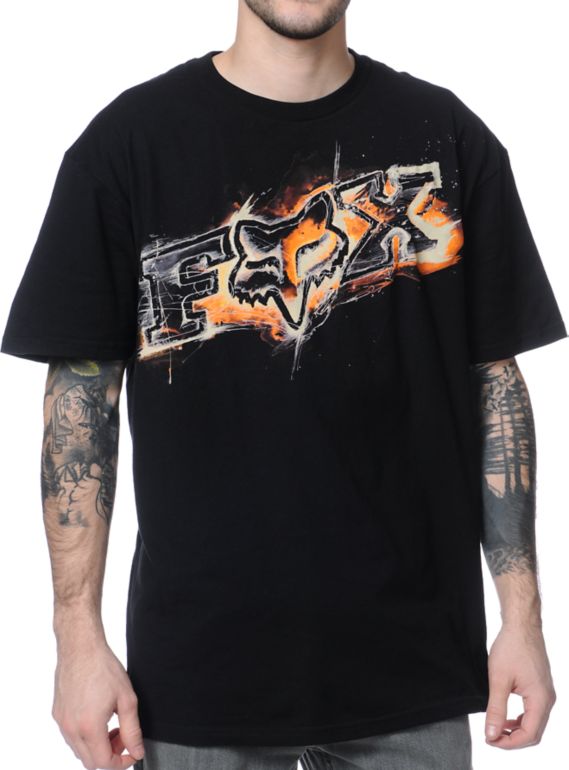 Fox Deception Black Tee Shirt