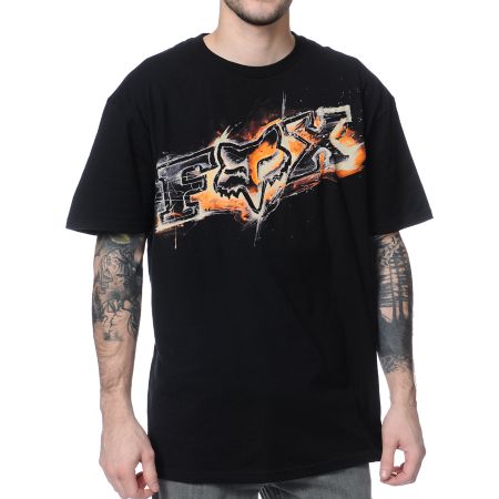 Fox Deception Black Tee Shirt