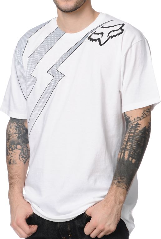 Fox Preverb White Tee Shirt