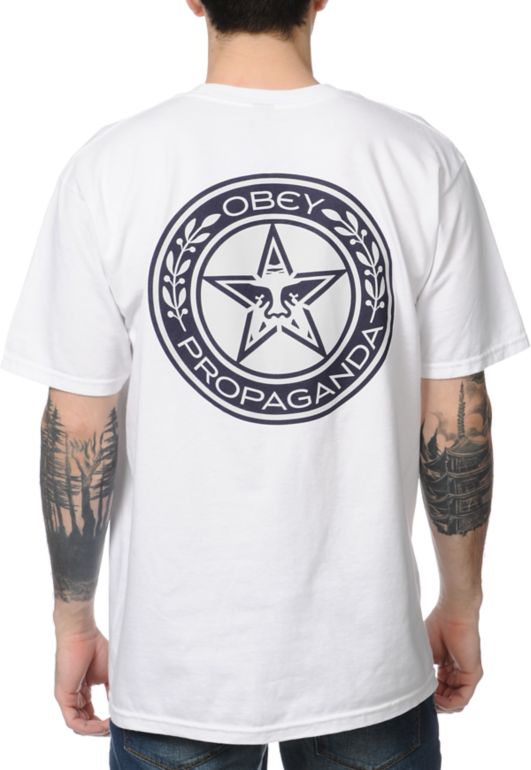 Obey Propaganda Luxury White Tee Shirt