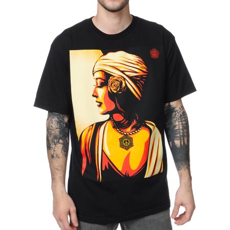 Obey Harmony Black Tee Shirt