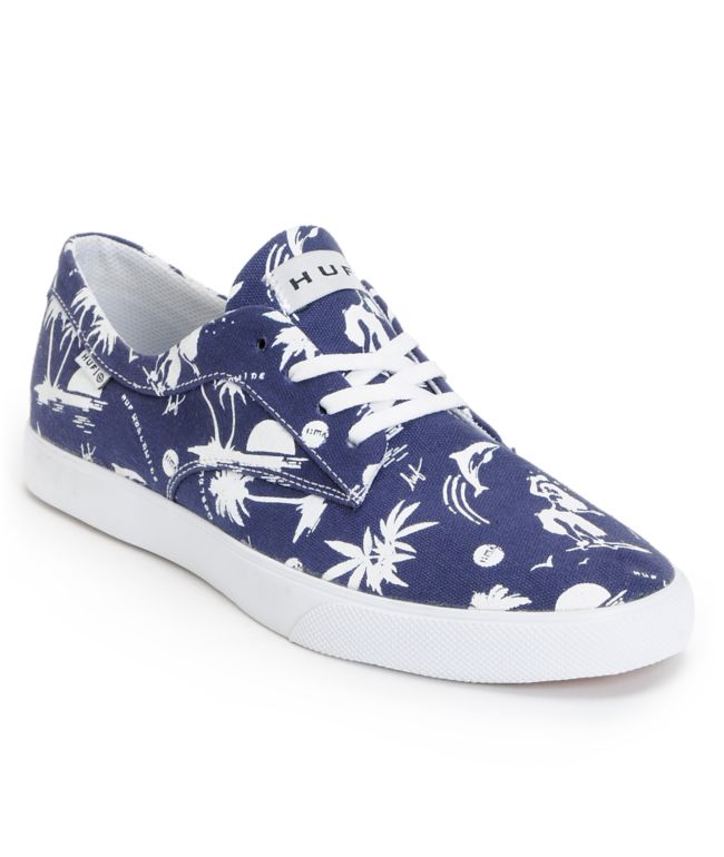 Huf Province Blue Hawaii Canvas Skate Shoe