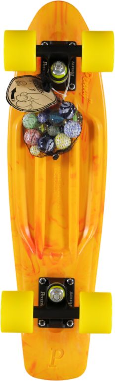 Penny Skateboards LTD Marble Orange 22 x 6 Cruiser Complete