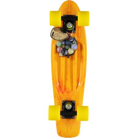Penny Skateboards LTD Marble Orange 22 x 6 Cruiser Complete