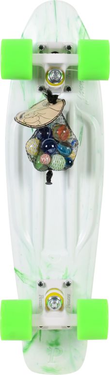 Penny Skateboards LTD Marble White 22 x 6 Cruiser Complete