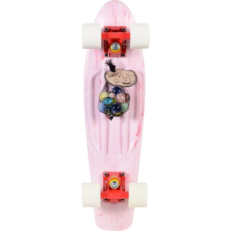 Penny Skateboards LTD Marble White 22 x 6 Cruiser Complete