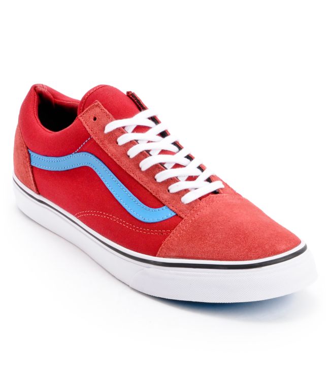 Vans Old Skool Chili Pepper & Methyl Blue Skate Shoe