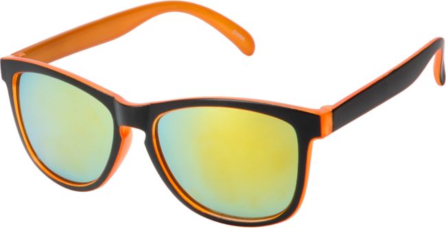 Jack Martin Motosurf Matte Black & Orange Sunglasses