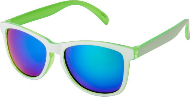 Jack Martin Motosurf White & Lime Sunglasses