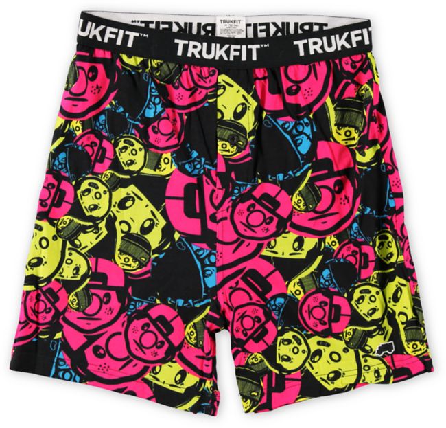 Trukfit All Up Face Black Knit Boxers