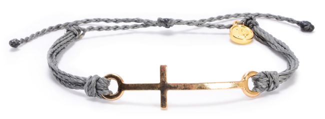 Pura Vida Cross Grey Bracelet