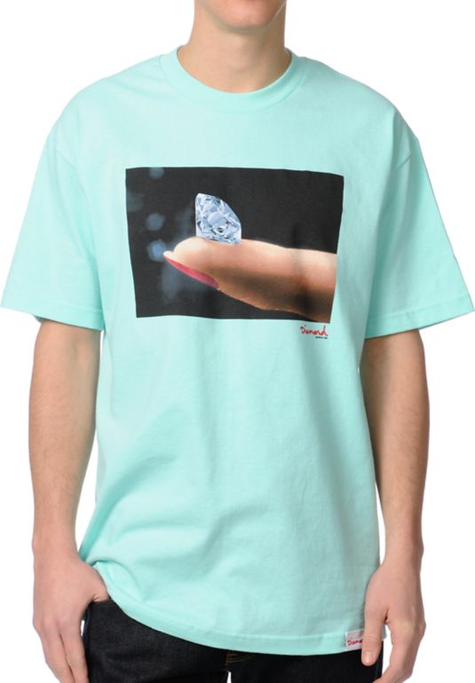 Diamond Supply Imprint Mint Tee Shirt