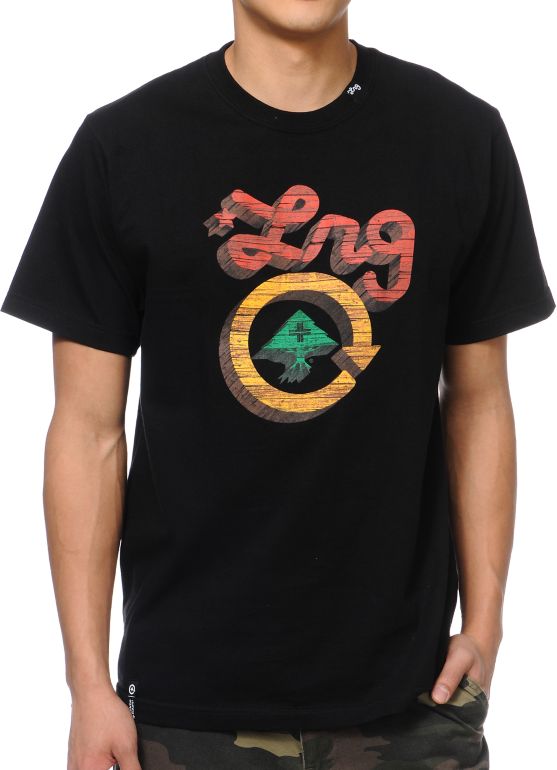 LRG CC Five Black Tee Shirt