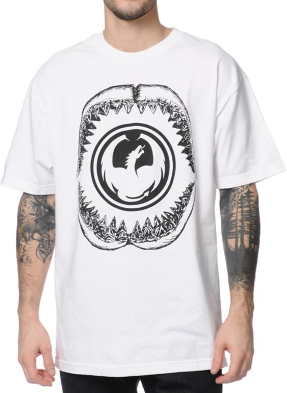 Dragon H-Style White Tee Shirt