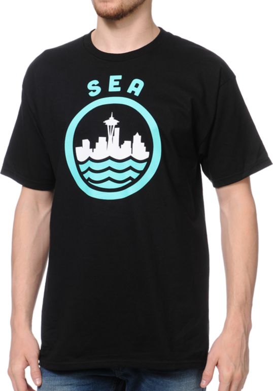 Casual Industrees SEA Black Tee Shirt